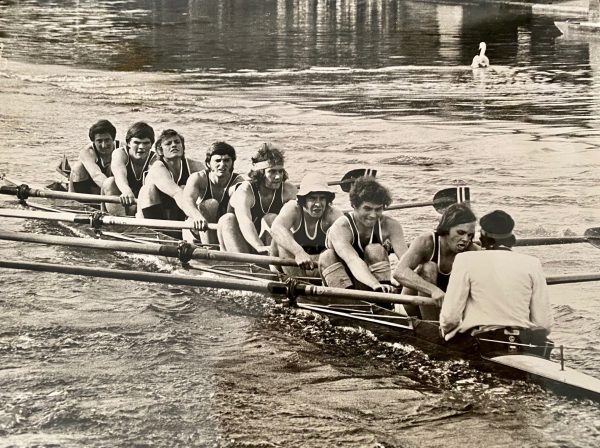 Image of Oriel’s 1969 and 1970s Rowing Crew Return for Exhibition Row at Summer Eights 2022