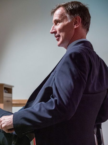 Image of Students hear from Chancellor of the Exchequer Jeremy Hunt