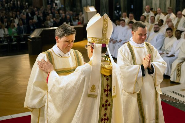 Sean Power being ordained a deacon for the Diocese of Westminster.