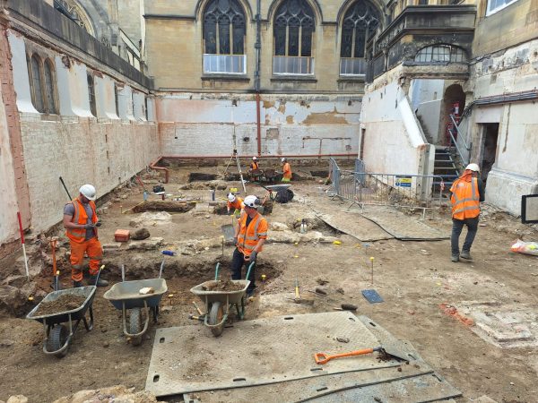 Image of Original medieval features unearthed in archaeological dig
